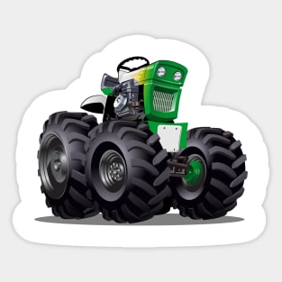 Cartoon Tractor Sticker